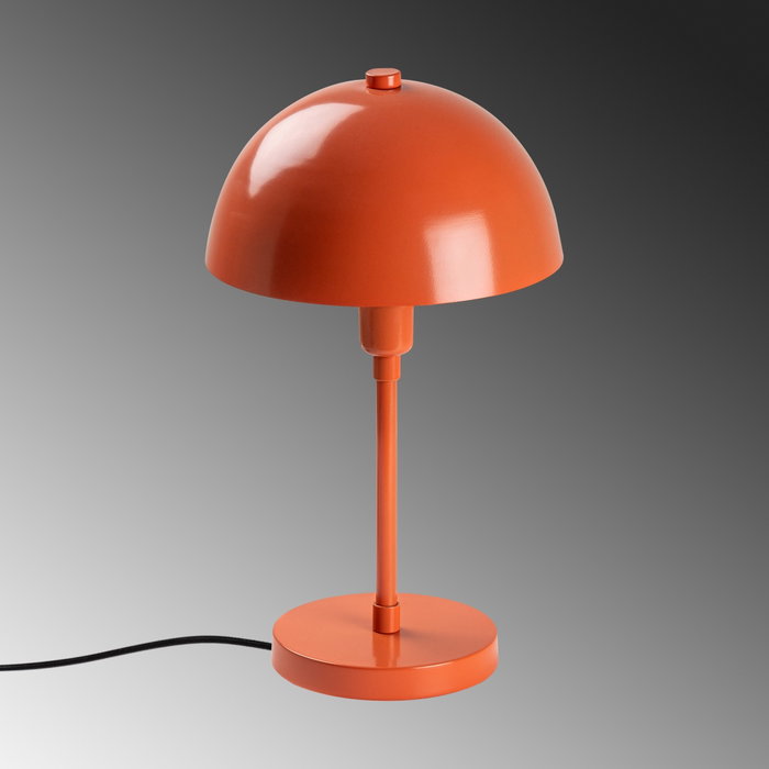 Opviq Lámpara de Mesa de Cuerpo Metálico Naranja